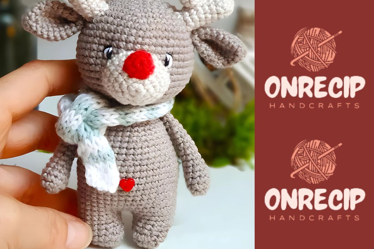 You are currently viewing Crochet Reindeer Amigurumi Free Pattern