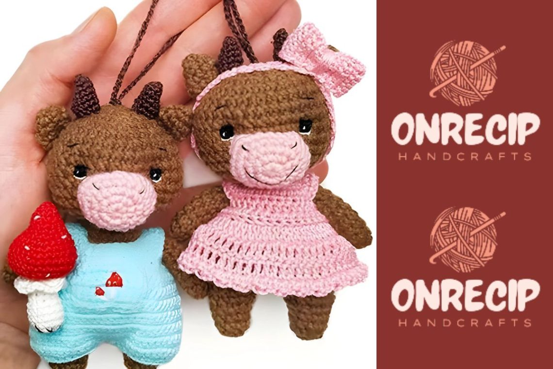 Cute Crochet Bull Amigurumi Free Pattern – Onrecip