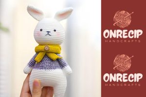 Read more about the article Cute Winter Crochet Bunny Amigurumi Free Pattern
