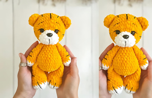 Read more about the article Free Crochet Tiger Felix Amigurumi Pattern