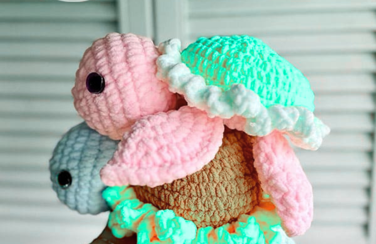 You are currently viewing Free Sunflower Crochet Turtle Pattern