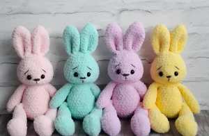 Read more about the article Amigurumi bunny free crochet plush pattern