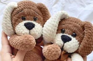 Read more about the article Amigurumi plush dog crochet pattern