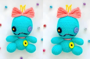 Read more about the article Crochet Lilo and Stitch Keychain Amigurumi Free Pattern