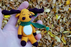Read more about the article Crochet Pattern Tutorial: Amigurumi Toy Elk – Free Step-by-Step Guide