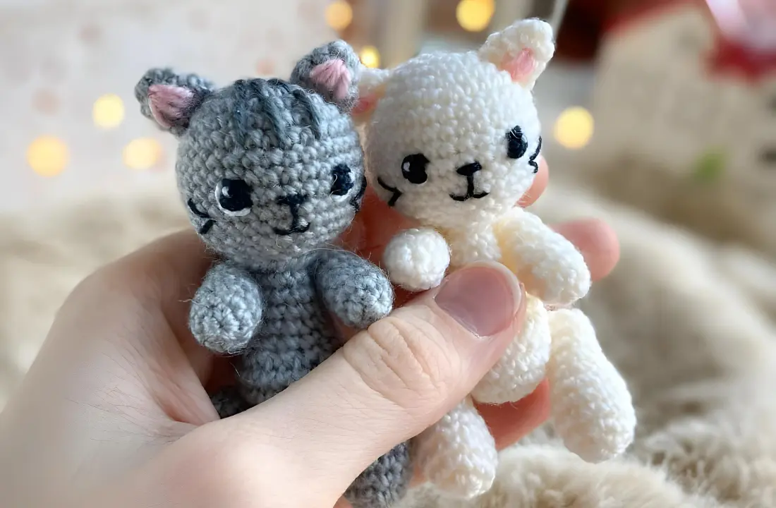 You are currently viewing Free amigurumi Tiny kitten pattern