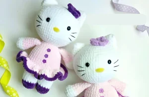 Read more about the article Hello kitty free amigurumi pattern