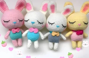Read more about the article Sleeping bunny free amigurumi pattern