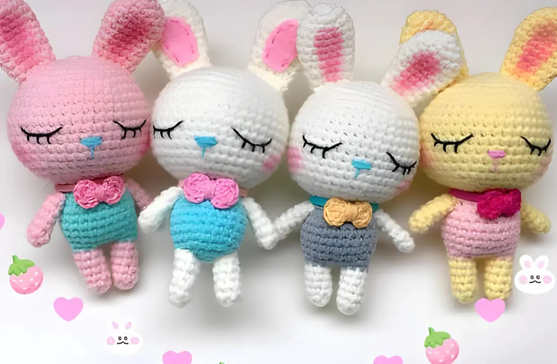 You are currently viewing Sleeping bunny free amigurumi pattern