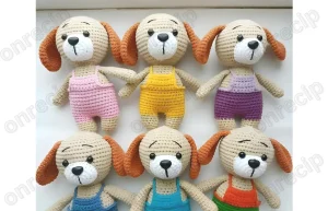 Read more about the article Amigurumi puppy dog free pattern