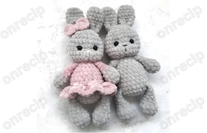 Read more about the article Crochet plush bunny amigurumi