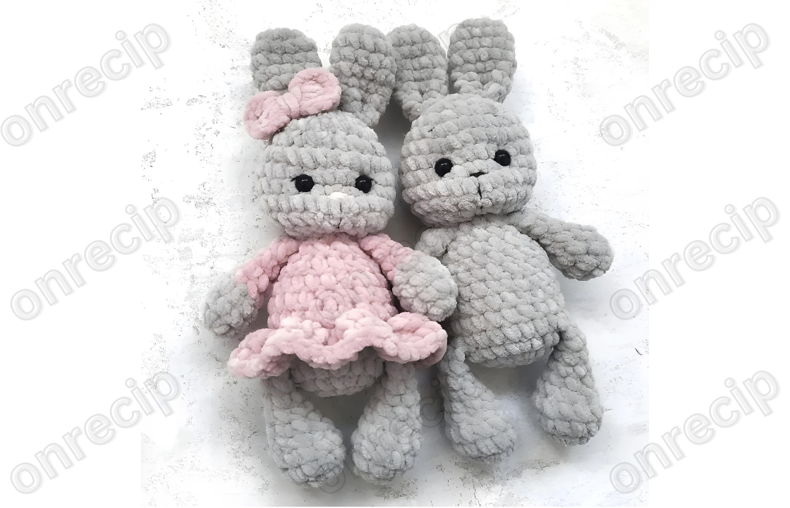 You are currently viewing Crochet plush bunny amigurumi