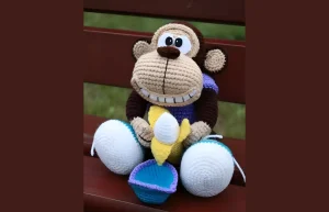 Read more about the article Knitting Toy Moonkey Free Crochet Pattern