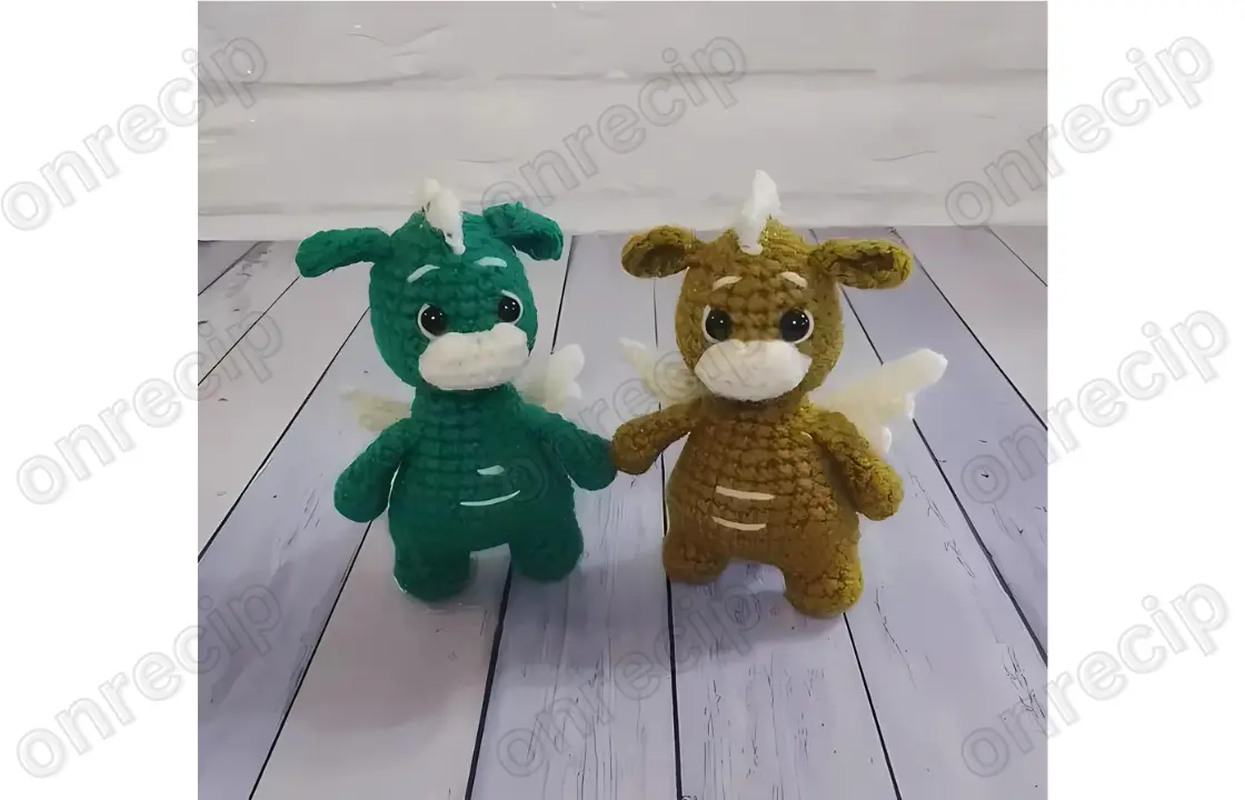 You are currently viewing Free amigurumi baby dragon crochet pattern