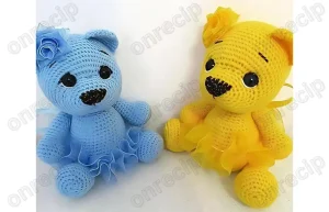 Read more about the article Free crochet amigurumi bear with a rose pattern