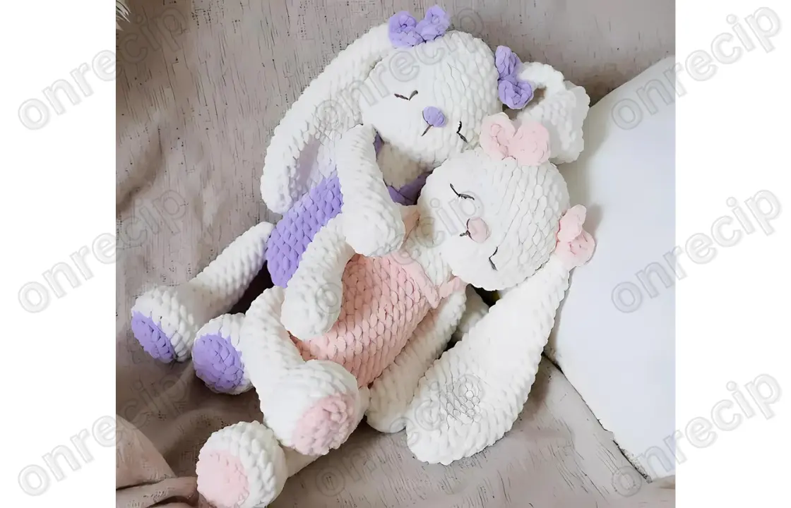 You are currently viewing Free crochet amigurumi sleeping bunny pattern