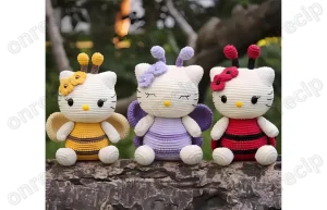 Read more about the article Free crochet amigurumi spring kitty pattern