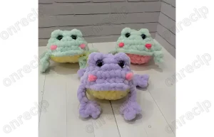 Read more about the article Free five-minute amigurumi frog crochet pattern