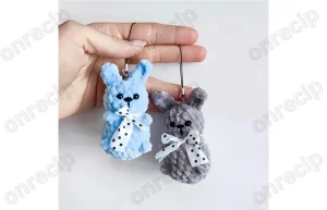 Read more about the article Free keychain bunny amigurumi pattern