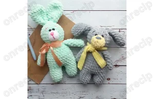 Read more about the article Free Amigurumi Bunny and Doggie crochet pattern