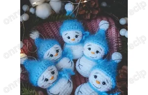 Read more about the article Free Amigurumi Christmas Snowman Crochet Pattern