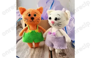 Read more about the article Free Amigurumi Kitten Oliver and Kitty Daisy pattern