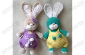 Read more about the article Free Amigurumi Plush Bunny in Overalls Crochet Pattern