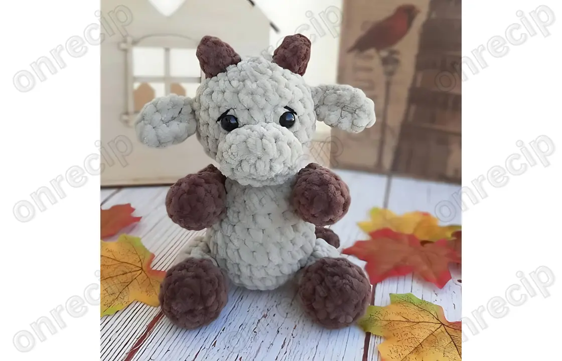 You are currently viewing Free Plush Baby Bull Amigurumi Crochet Pattern