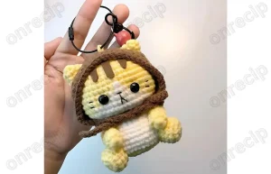 Read more about the article Free amigurumi crochet kawaii cat pattern