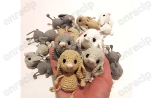 Read more about the article Free amigurumi baby mouse with a crochet hook pattern