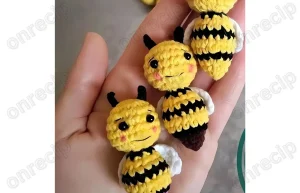 Read more about the article Free amigurumi bee crochet pattern