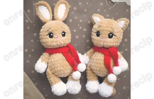 Read more about the article Free amigurumi bunny and kitty crochet pattern