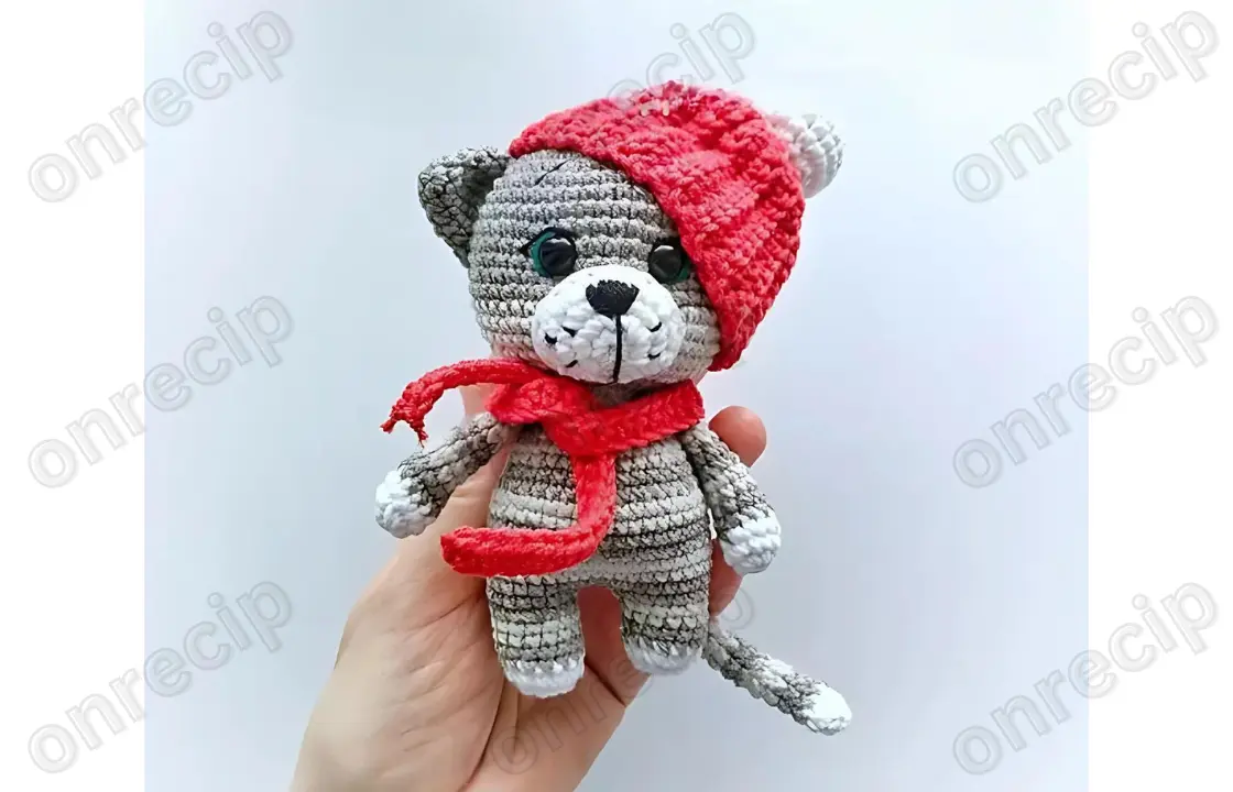 You are currently viewing Free crochet cat amigurumi pattern