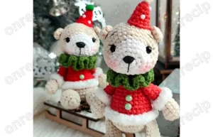 Read more about the article Free winter bear amigurumi crochet pattern