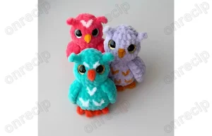 Read more about the article Owl keychain amigurumi free crochet pattern