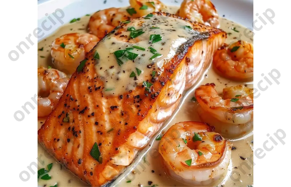 You are currently viewing Cajun Shrimp and Salmon with Garlic Cream Sauce