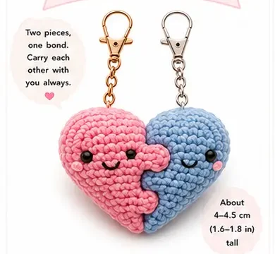 You are currently viewing Couple Matching Keychains Free Crochet Pattern