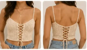 Read more about the article Crochet Corset Top Pattern