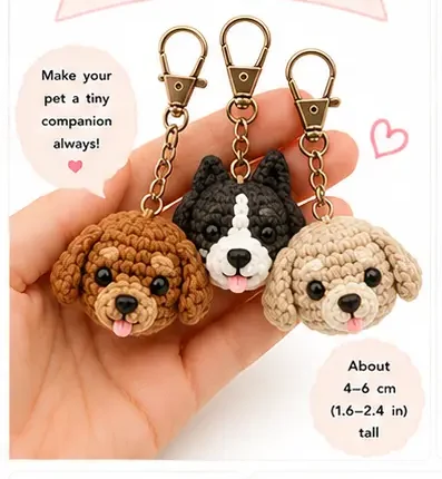 You are currently viewing Custom Pet Keychains Free Crochet Pattern