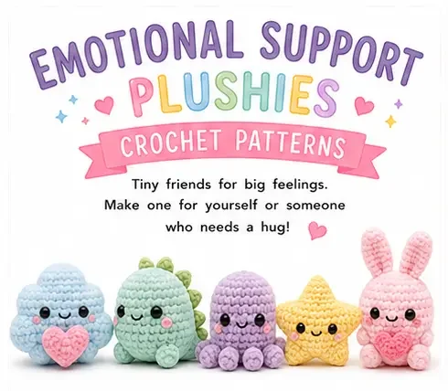 You are currently viewing Emotional Support Plushies Crochet Free Patterns