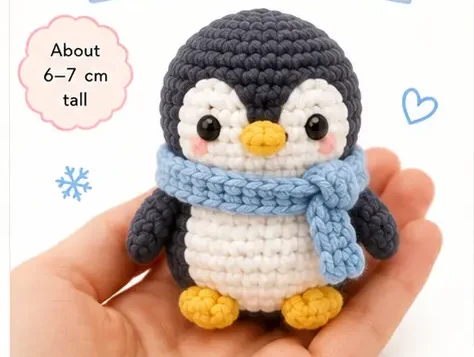 You are currently viewing Mini Penguin Crochet Pattern