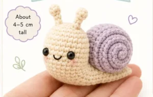 Read more about the article Mini Snail Crochet Pattern
