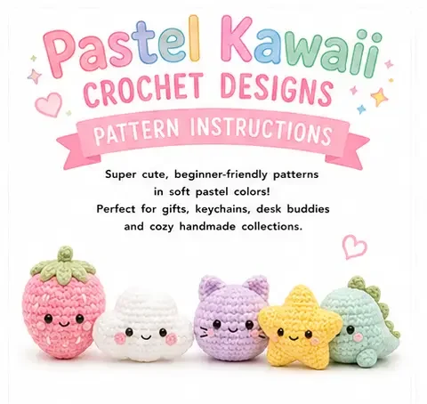 You are currently viewing Pastel Kawaii Crochet Free Pattern