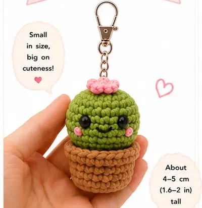 You are currently viewing Tiny Cactus Free Crochet Pattern