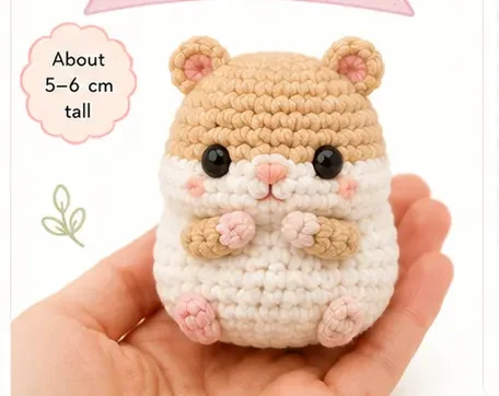 You are currently viewing Tiny Hamster Crochet Pattern