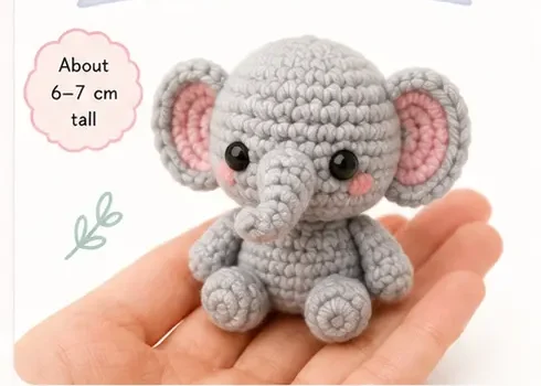You are currently viewing Tiny Elephant Crochet Pattern