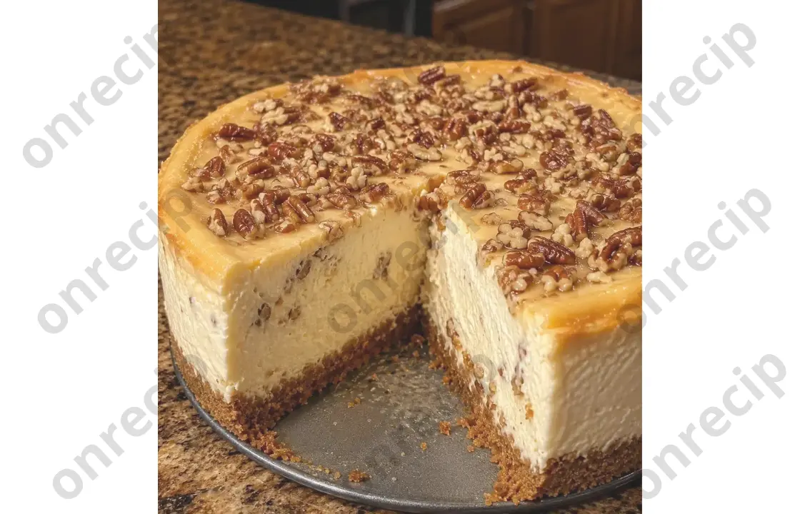 You are currently viewing Butter Pecan Cheesecake