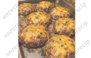 Read more about the article Cheesy Baked Meat Patties
