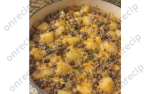 Read more about the article Cheesy One-Pot Beef and Potatoes